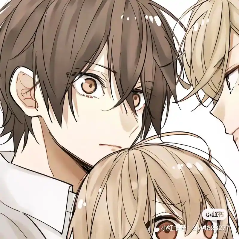 动漫情头 #希望能火 #喜欢就关注我吧 两男一女的头像 - 抖音