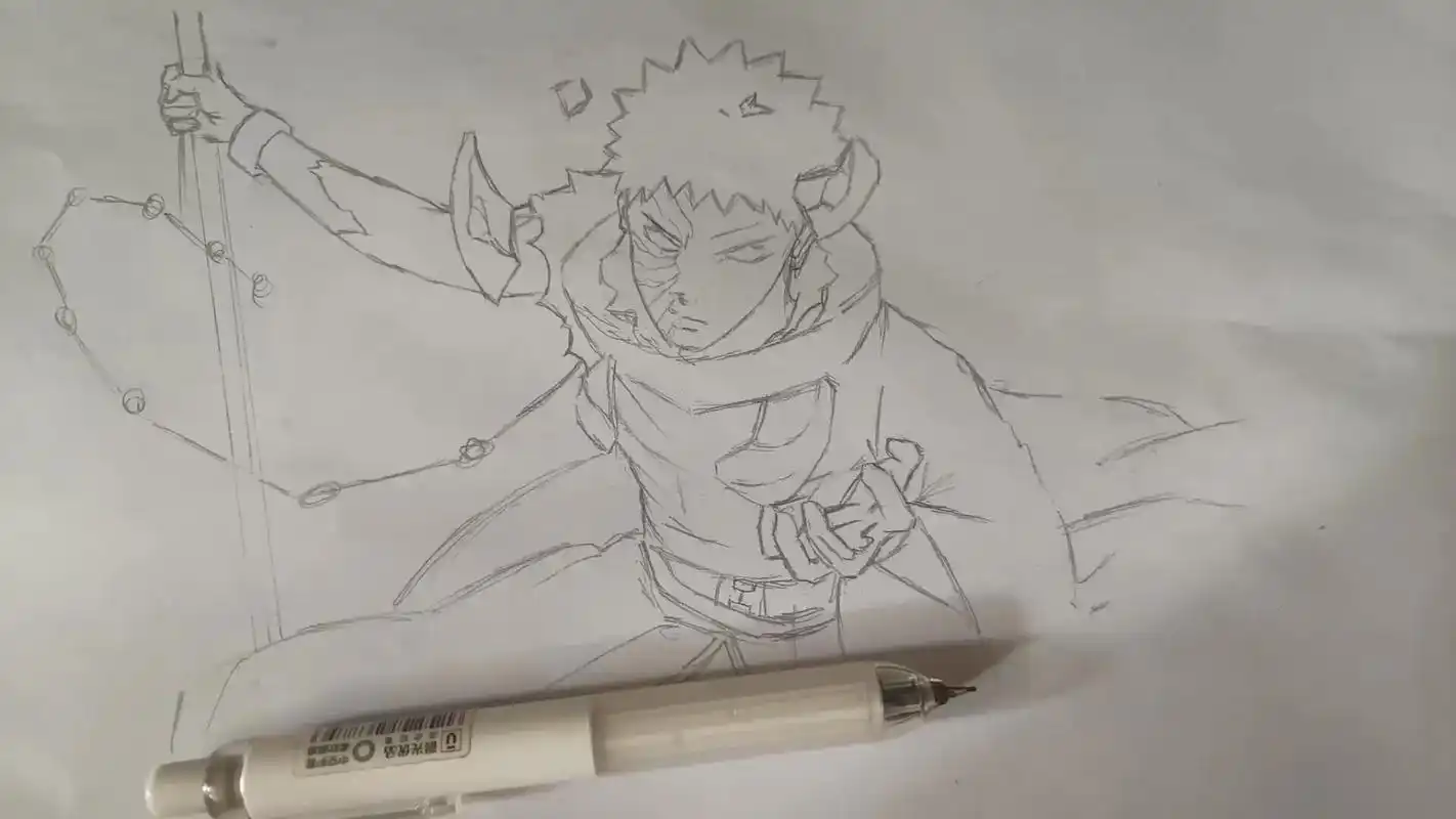 火影忍者手游 #破面带土 #火影忍者 #绘画 #带土 神威 - 抖音