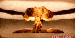 (动图来自沙皇核弹爆炸时的真实视频)"作"最甚的时候,苏联曾把史上