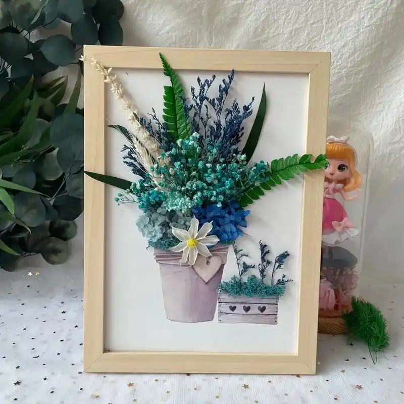 母情节diy手工画框