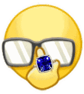 emoji 戴蓝宝石推眼镜 - 做人就要低调_炫富_emoji_装逼_斗图表情