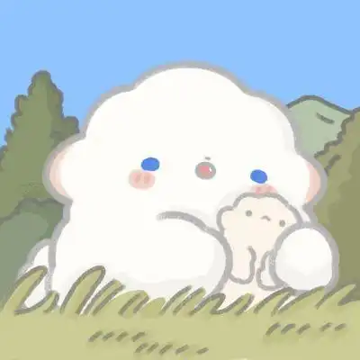 手绘小羊头像☆白白胖胖 充满希_卡通动漫头像_我要个性网
