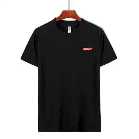 浪漫三叶草男式t恤上衣短袖宽松夏季新款潮流衣服潮牌纯色学生t恤 11.