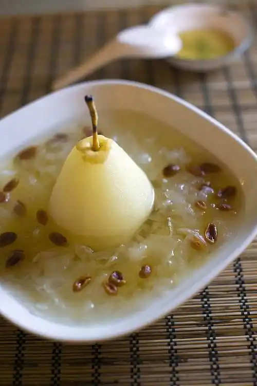 冰糖蜂蜜炖雪梨