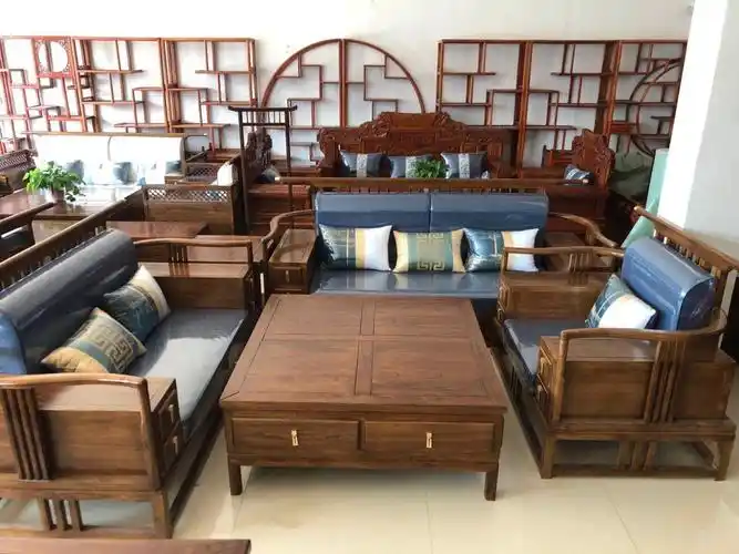 老榆木实木沙发新中式风格