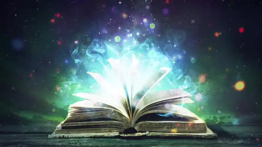 绚丽粒子光线魔法书
