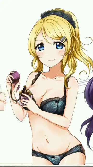 动漫 二次元 同人 lovelive 绚濑绘里 内衣系列