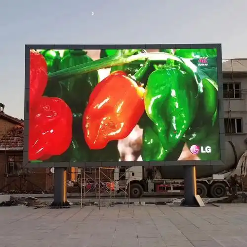 厂家销售定制p4p5p6p8箱体全彩广告大屏户外广告led显示屏