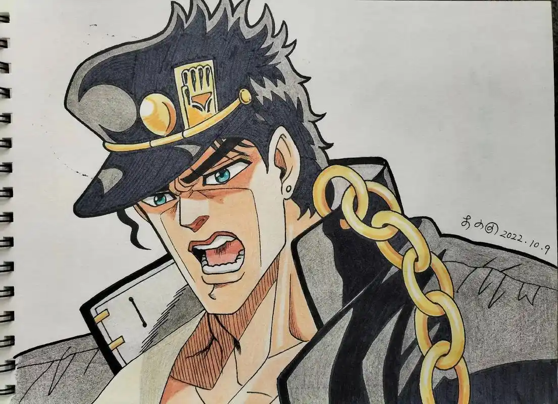 jojo的奇妙冒险绘画