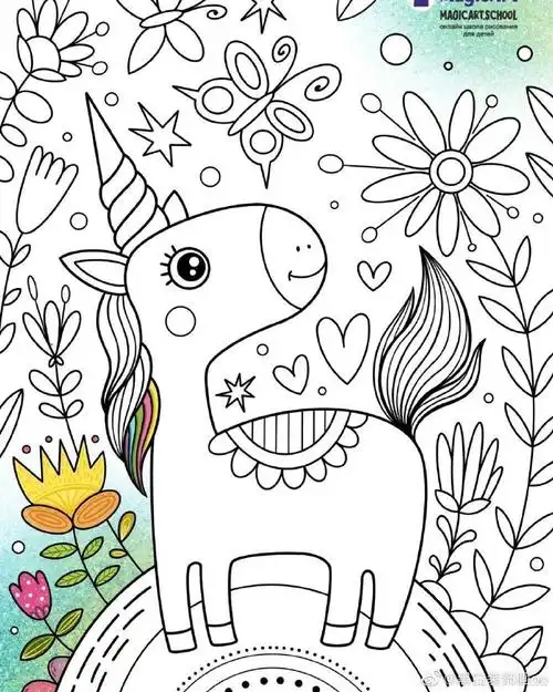 遇见艺术#儿童创意美术超话创意儿童画超话#绘画素材##线描##简笔画