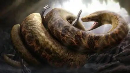 《侏罗纪世界恐龙第188期 虾蟆螈vs泰坦巨蟒》儿童游戏 糯米解说