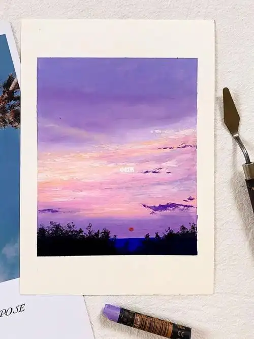 新手简单油画 油画基础入门教程油画初学者