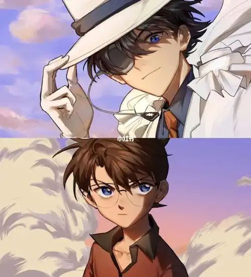 图源:殊#名侦探柯南  #工藤新一  #柯南  #怪盗基德