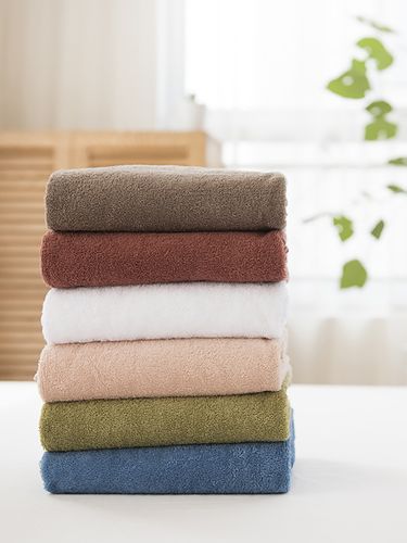 无印素色毛巾浴巾全棉三件套良品纯棉柔软吸水面巾小毛巾洗脸方巾