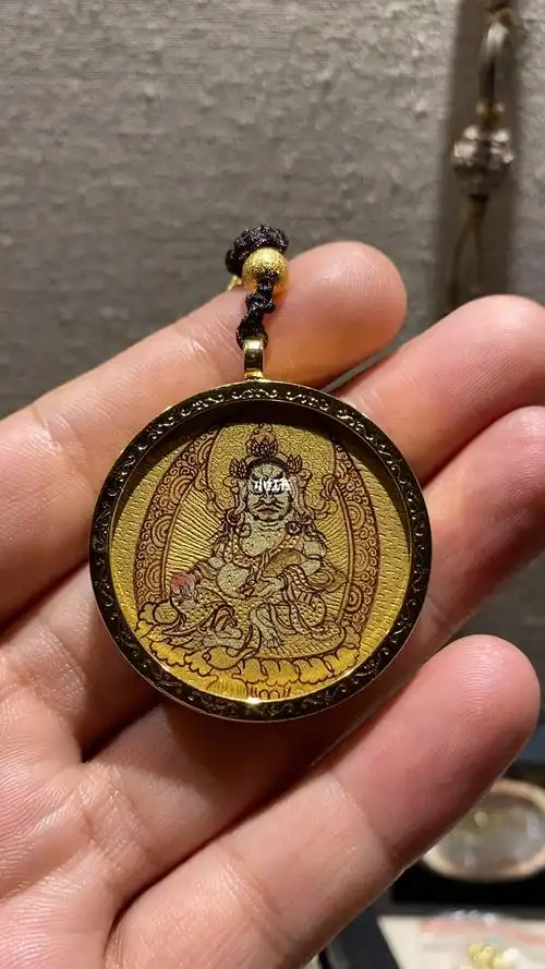 随身唐卡黄财神