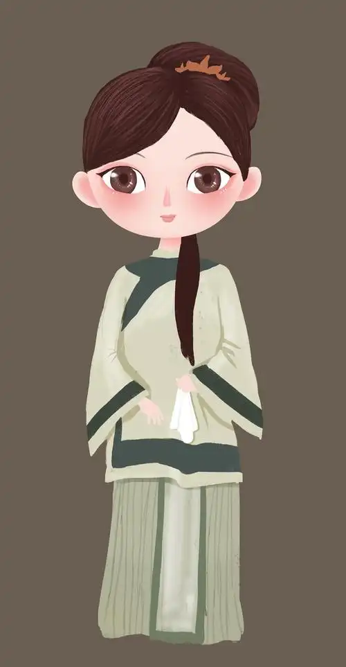 q版古装插画