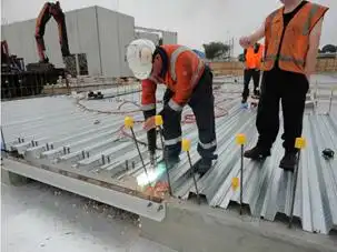 楼承板上栓钉怎么焊中国第二高楼楼承板供应商