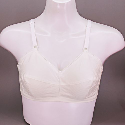 上海古今布文胸正品中老年人全棉大码胸罩无钢圈女妈妈薄纯棉内衣