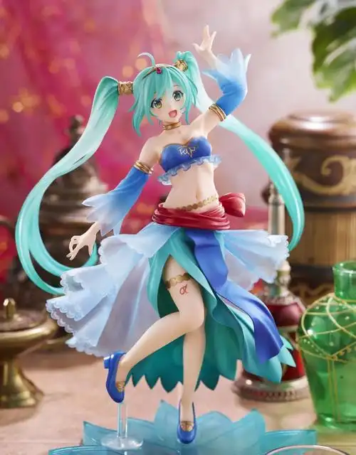 万代初音未来手办taitovocaloid初音未来miku阿拉伯风舞女景品汽车