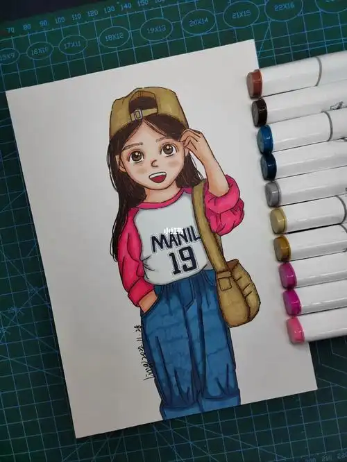 马克笔原创漫画手绘