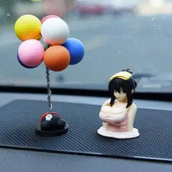 卡通可爱加奈子抖胸汽车摆件公仔网红创意车载车内装饰用品男女 加奈