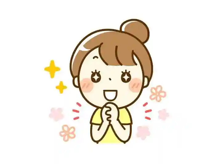 卡通女孩感激卖萌矢量图素材