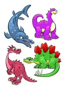 无缝模式为您的设计shonisaurus 恐龙鱼-3d 渲染蛇颈龙-史前爬行动物