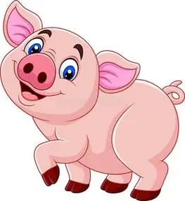 漫画猪图片