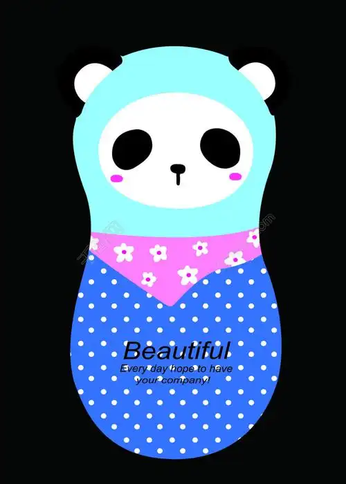 可爱小清新不干胶标签标贴设计图片素材