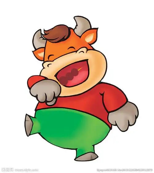 卡通牛可爱小牛图片