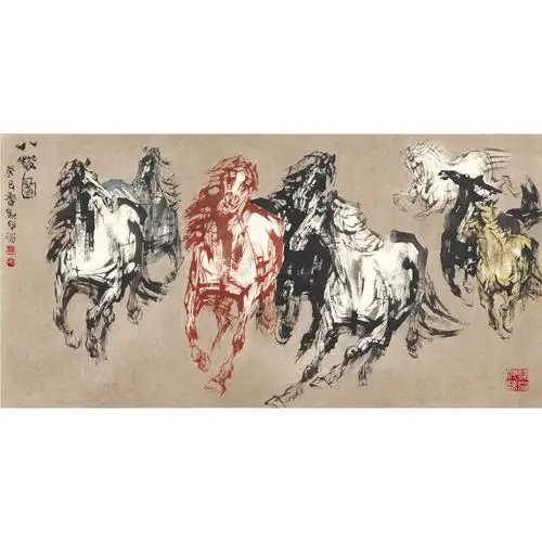 刘易《八骏图》