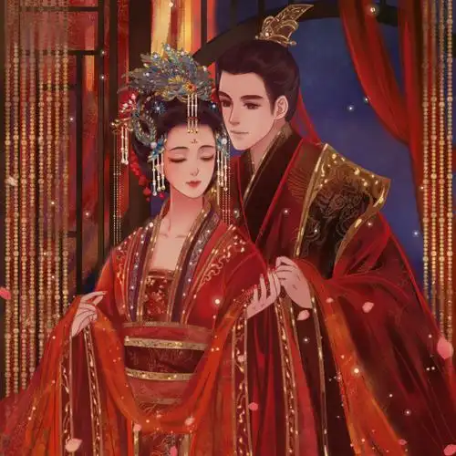 古风拜堂成亲图片