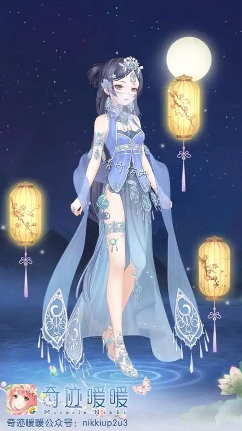 奇迹暖暖 暖暖环游世界 少女 小清新 插画 搭配 服装 设计 古风 古典