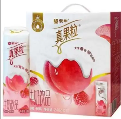 9-2月蒙牛真果粒果缤纷乳酸饮品果味牛奶红西柚白桃芒果整箱临期
