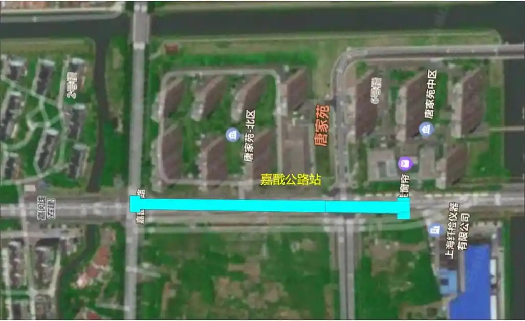 嘉闵线嘉戬公路站开工