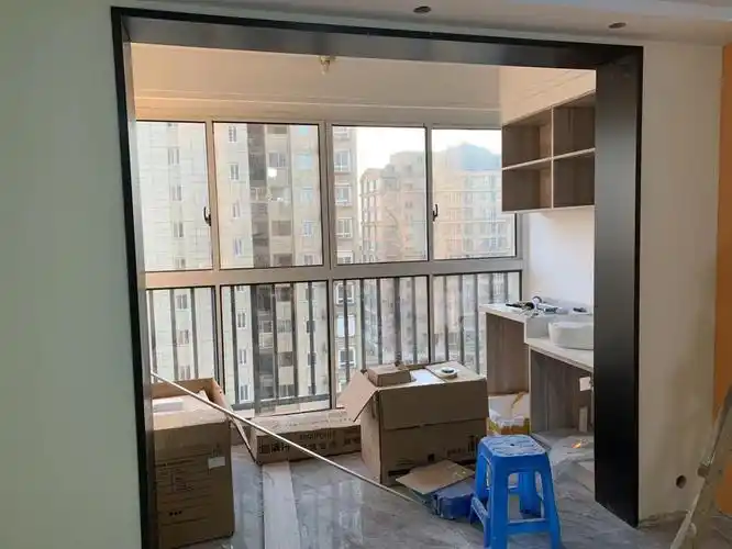 不锈钢包边门框装修门套定制垭口极窄阳台金属入户卫生间单包窗套