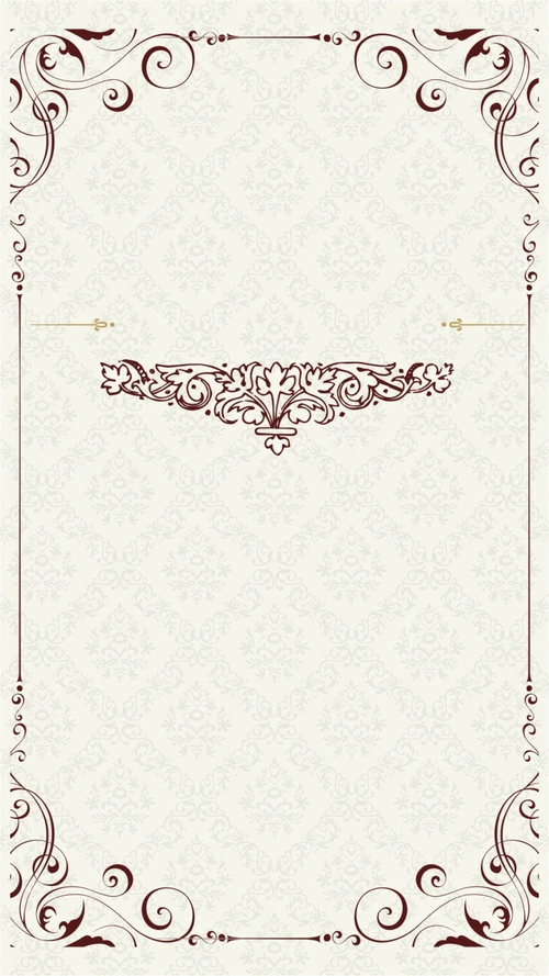 简约婚礼请柬矢量h5背景素材 (1)