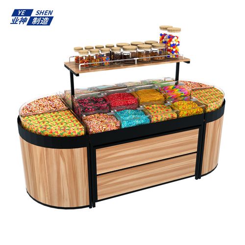 业神制造超市散装零食货架小食品展示架便利店散称休闲食品陈列架