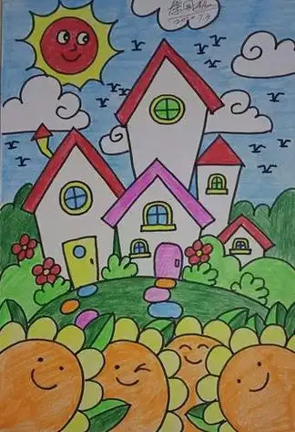 小学生四年级美术作品简笔画 简笔画图片大全-蒲城教育文学网