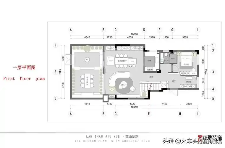 现代极简别墅cad施工图简约轻奢