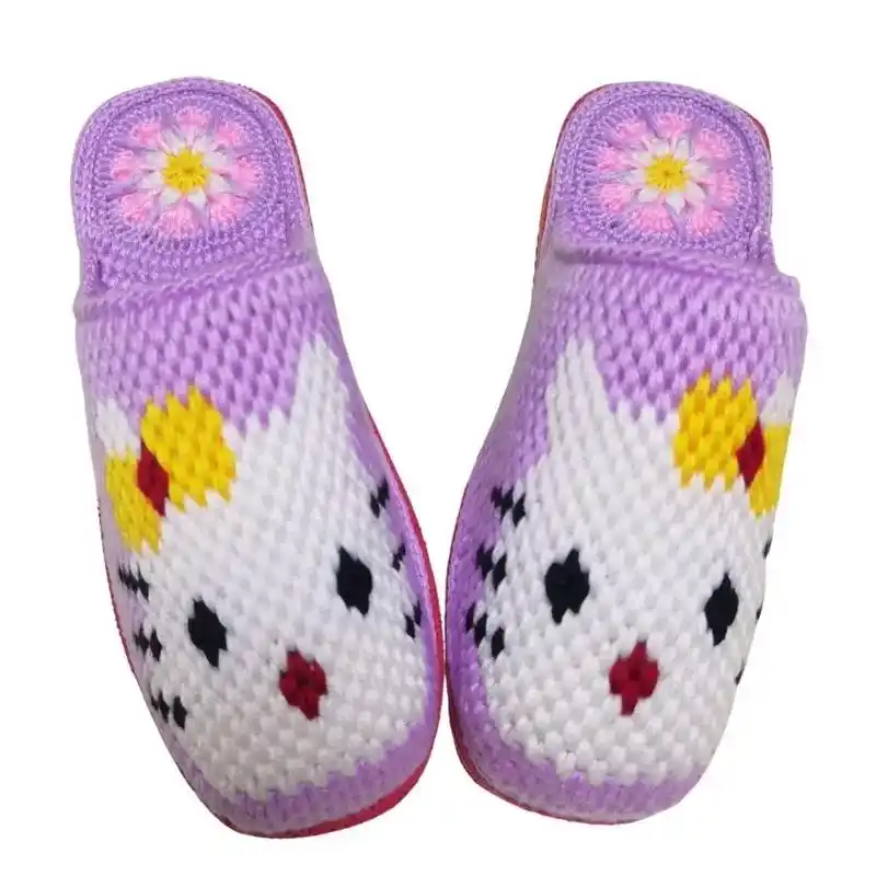 手工毛线拖鞋喜欢的可以预定哦veeii0919