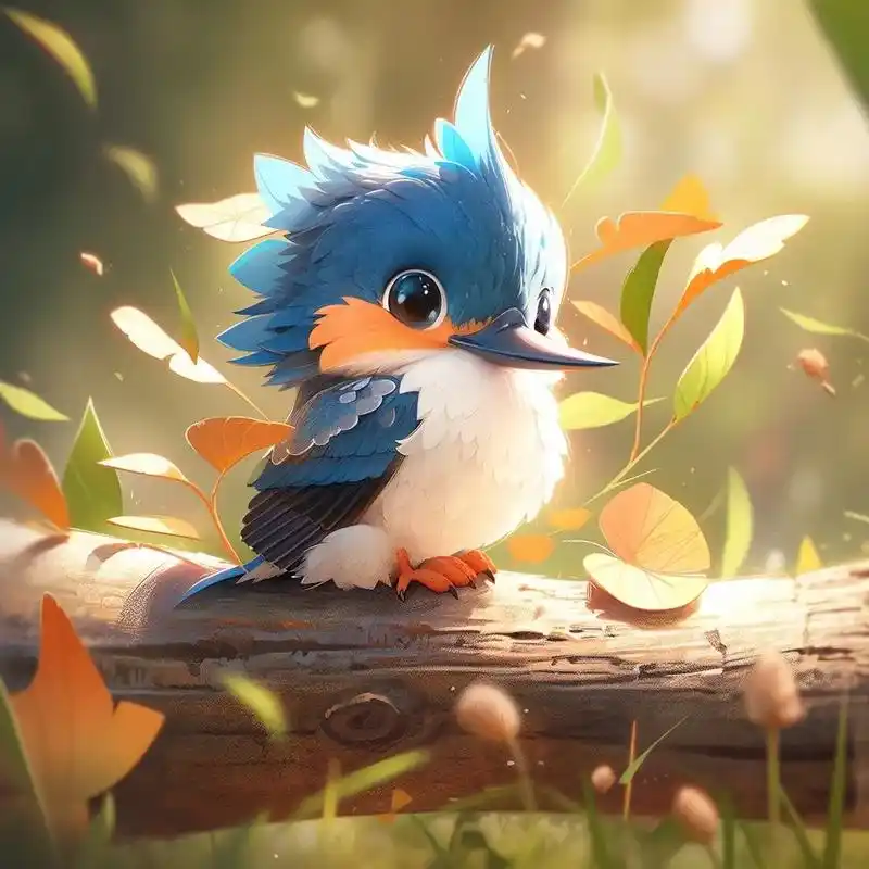 ai头像 | 可爱萌物.萌萌哒的小翠鸟,好想揣回家! 喜欢的 - 抖音