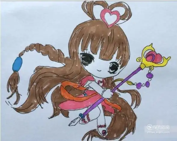 变身王默简笔画