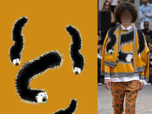 大牌服装印花设计图