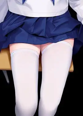 白色过膝袜,水手服,养眼美腿4k动漫手机壁纸竖屏