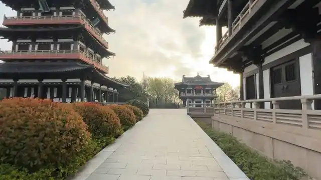扬州大明寺 清晨