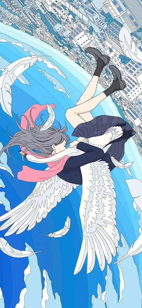 坠落_手机壁纸_动漫卡通手机壁纸_我要个性网