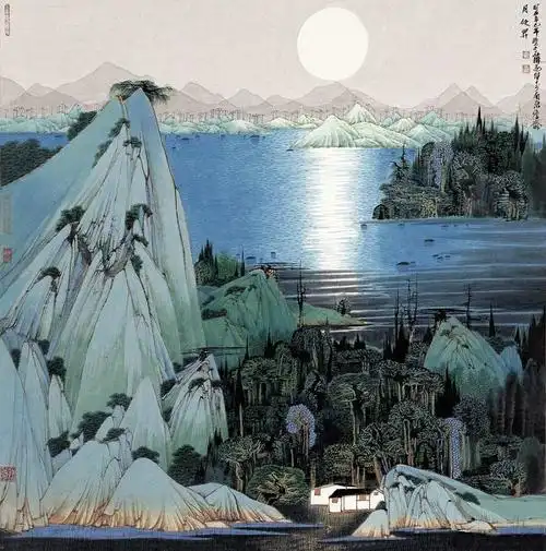 薛亮工笔山水画作品欣赏 #最美中国画