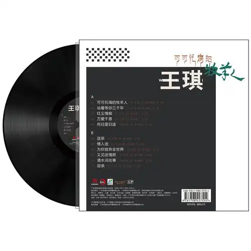 正版王琪歌曲专辑可可海的牧羊人黑胶唱片lp音乐cd