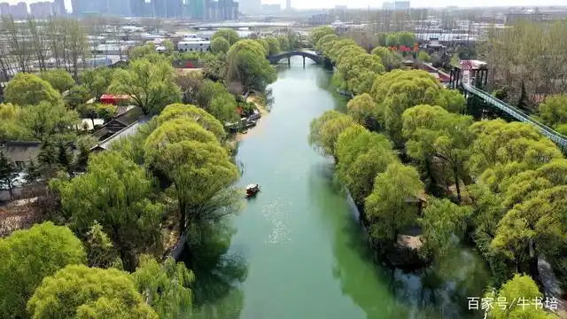 河南许昌灞陵桥春色"醉美"